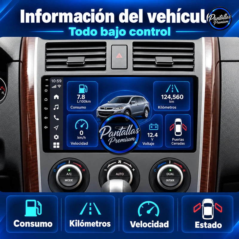 Radio pantalla CarPlay y Android Auto para Mazda CX9 2006-2016 - foto 6