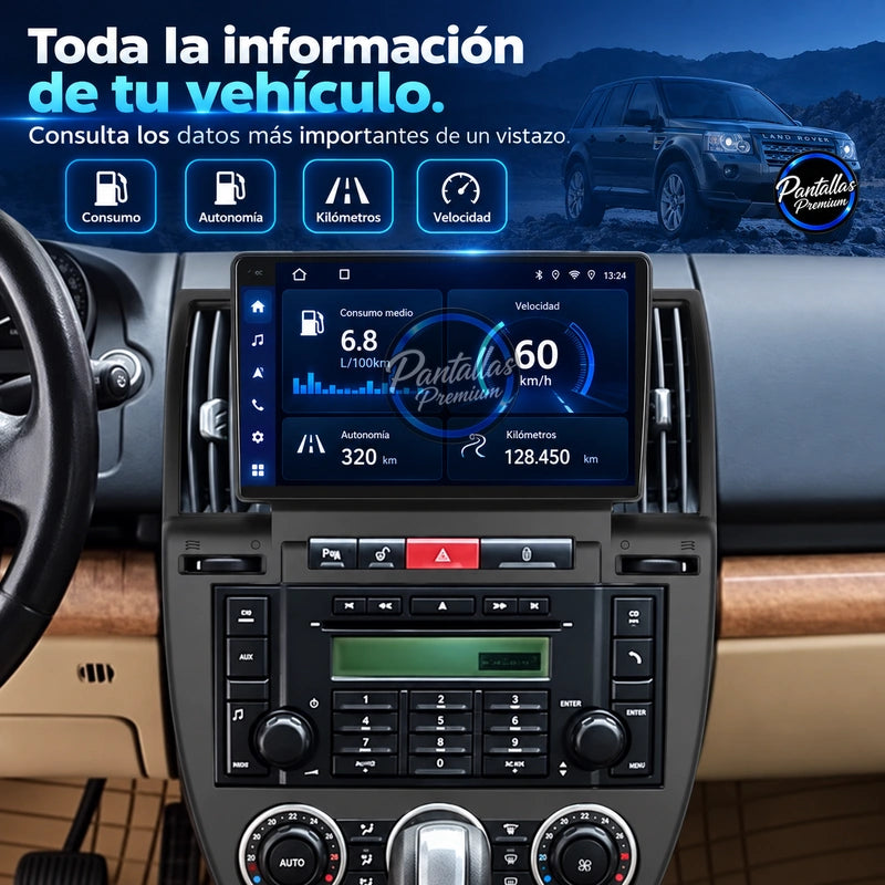 Land Rover Freelander 2 2006-2012 - Radio Pantalla Carplay y Android Auto