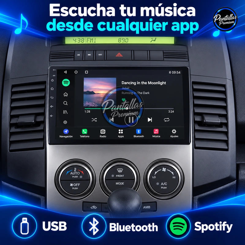 Radio pantalla CarPlay y Android Auto para Mazda 5 2005 - foto 7