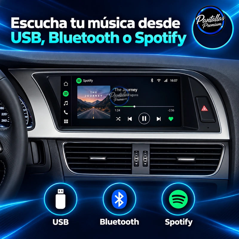 Audi A5 2009-2016 - Radio Pantalla Carplay y Android Auto