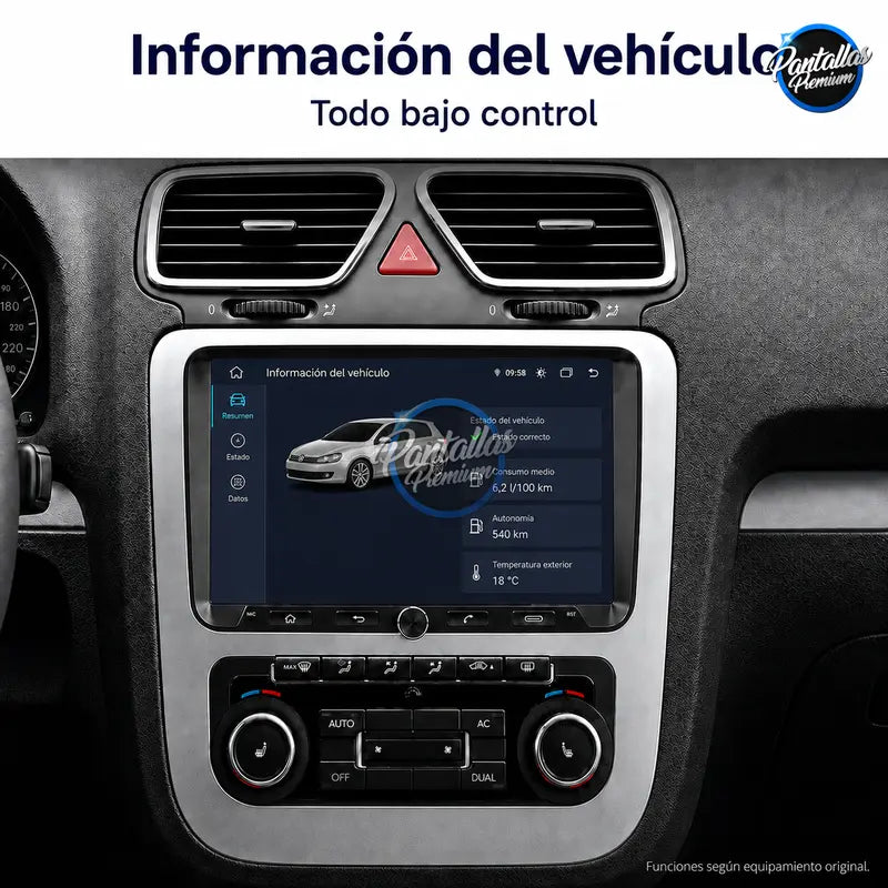 Radio pantalla CarPlay y Android Auto para Grupo Volkswagen, SEAT y Skoda - foto 10