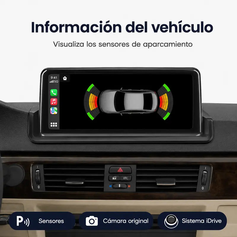 Radio pantalla CarPlay y Android Auto para BMW E90 E91 E92 E93 2005-2012 - foto 10