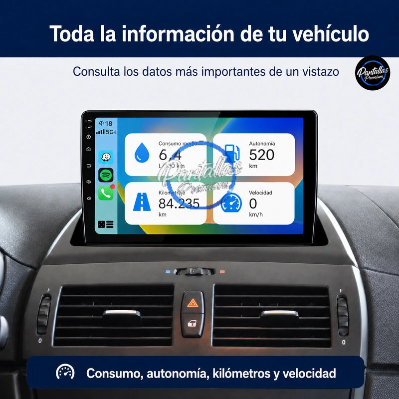 Radio pantalla CarPlay y Android Auto para BMW X3 E83 - foto 10