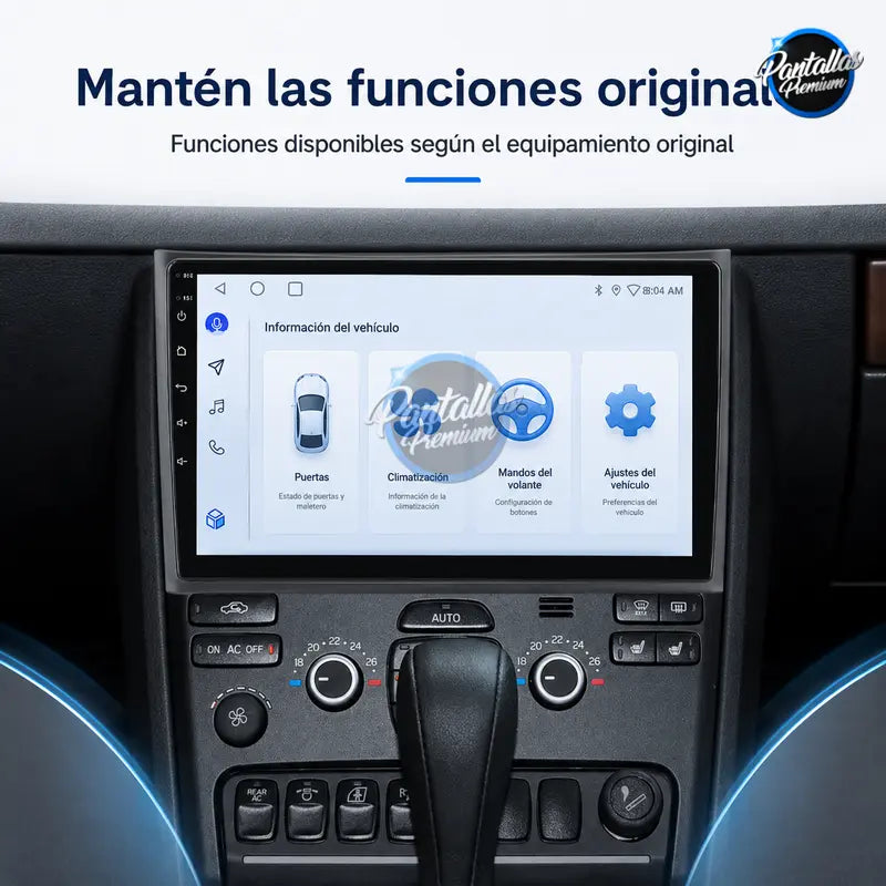 Radio pantalla CarPlay y Android Auto para VOLVO XC90 2004-2014 Versión Inferior - foto 10