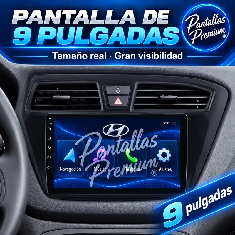 Hyundai i20 pantalla de 9 pulgadas