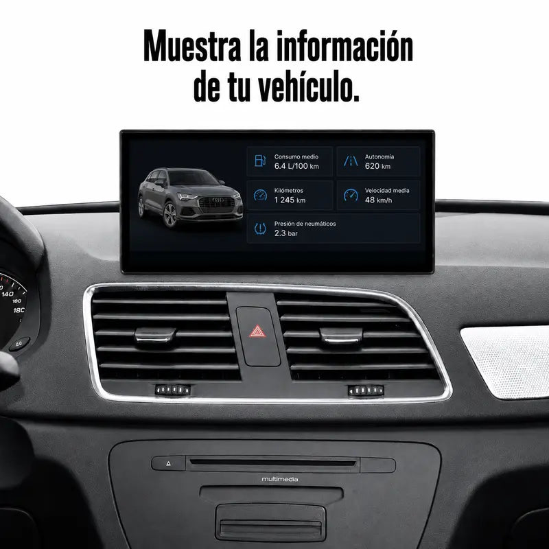 Audi Q3 Linux 2013-2018 - Radio Pantalla Carplay y Android Auto