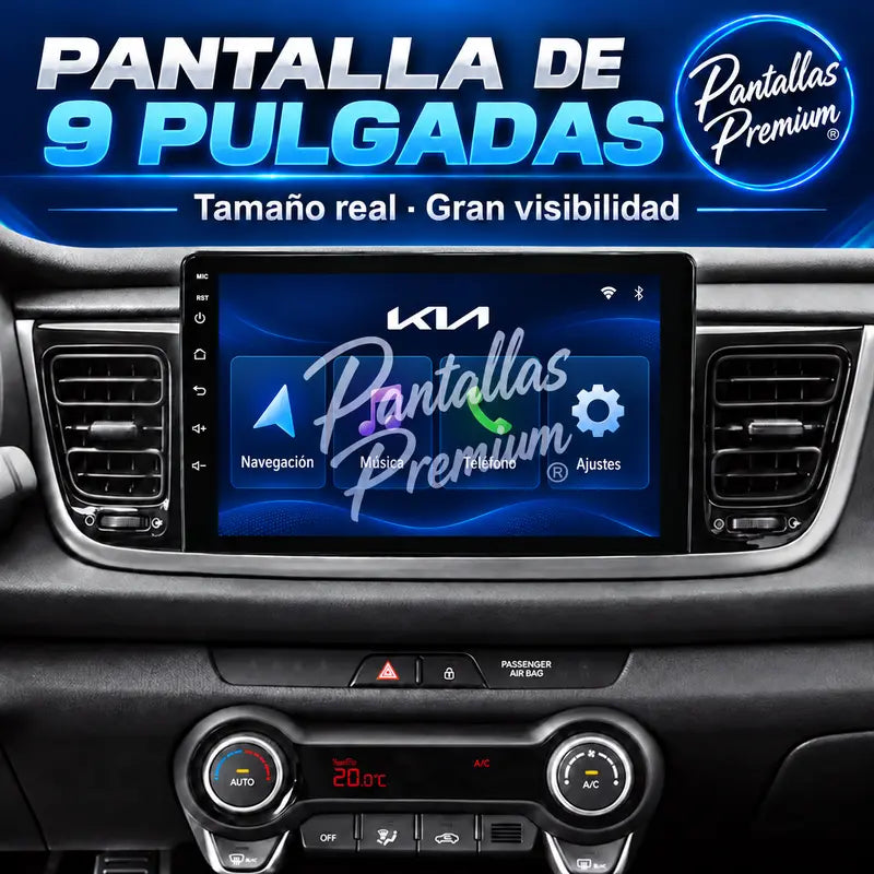 11 Kia Rio Stonic pantalla de 9 pulgadas