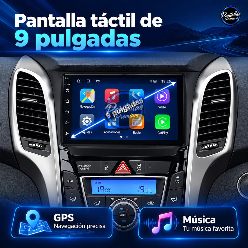 Hyundai i30 / Elantra GT 2013-2016 - medidas