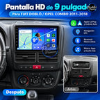FIAT DOBLO - OPEL COMBO TOUR 2010-2015 - Radio Pantalla Carplay y Android Auto