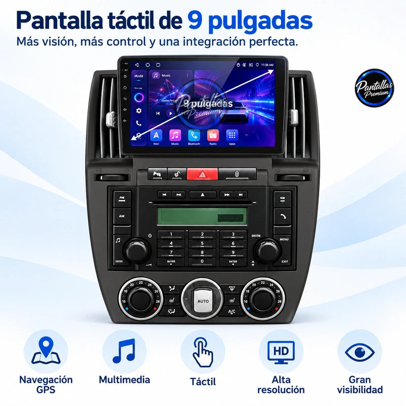 Land Rover Freelander 2 2006-2012 - Radio Pantalla Carplay y Android Auto