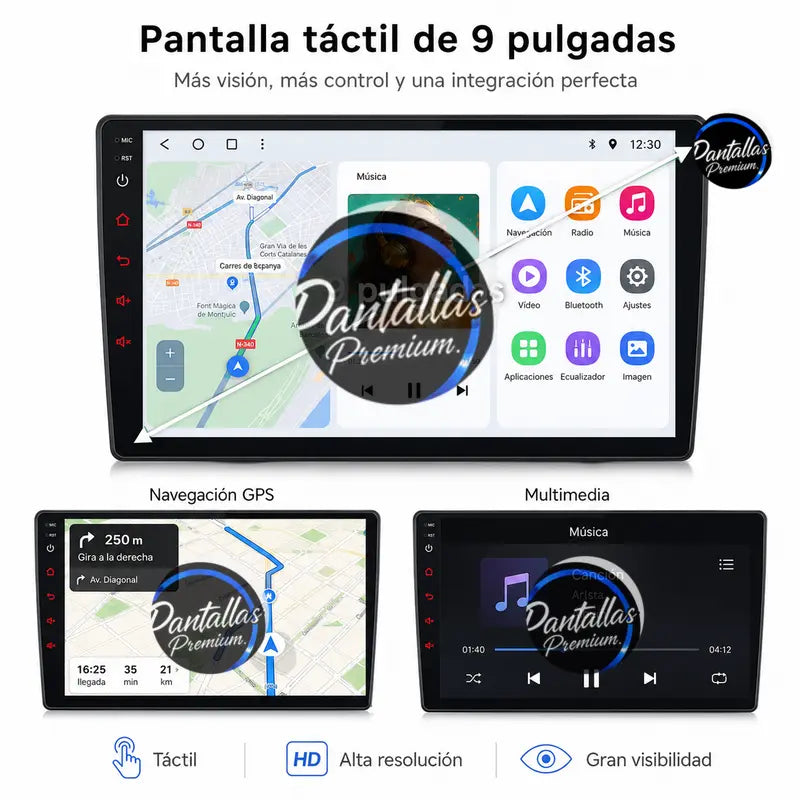 Radio pantalla CarPlay y Android Auto para Peugeot 308 2013-2017 - foto 11