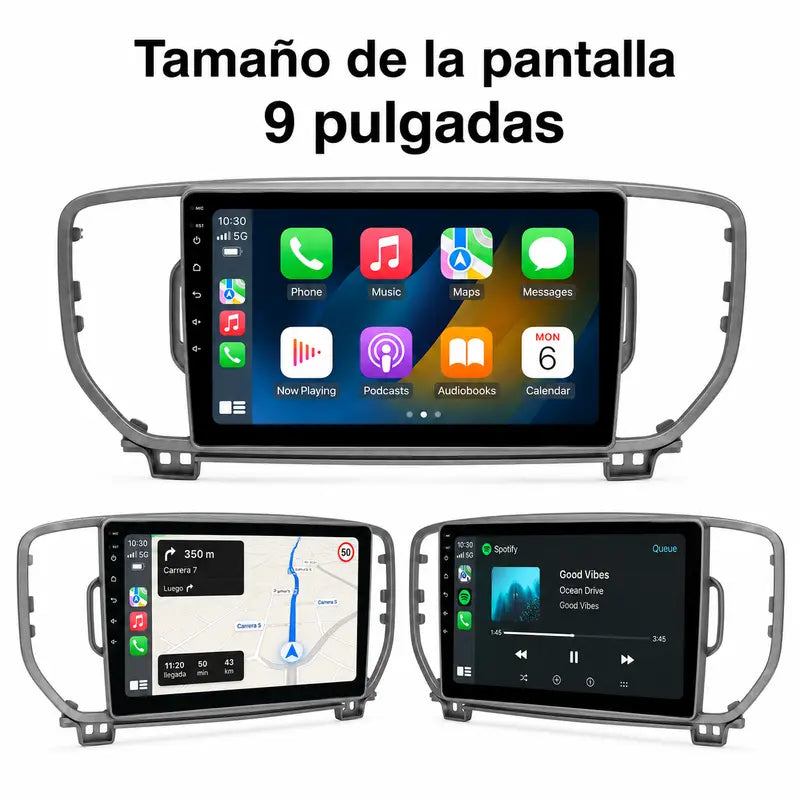 Radio pantalla CarPlay y Android Auto para KIA Sportage 4 2016-2018 - foto 12
