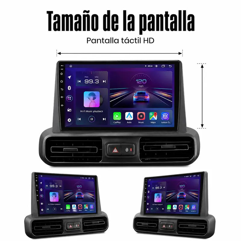 Radio pantalla CarPlay y Android Auto para Citroen Berlingo Peugeot Partner Rifter 2020 - foto 11