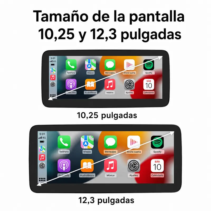 Radio pantalla CarPlay y Android Auto para Mercedes Benz CLS W218 2009-2015 - foto 12