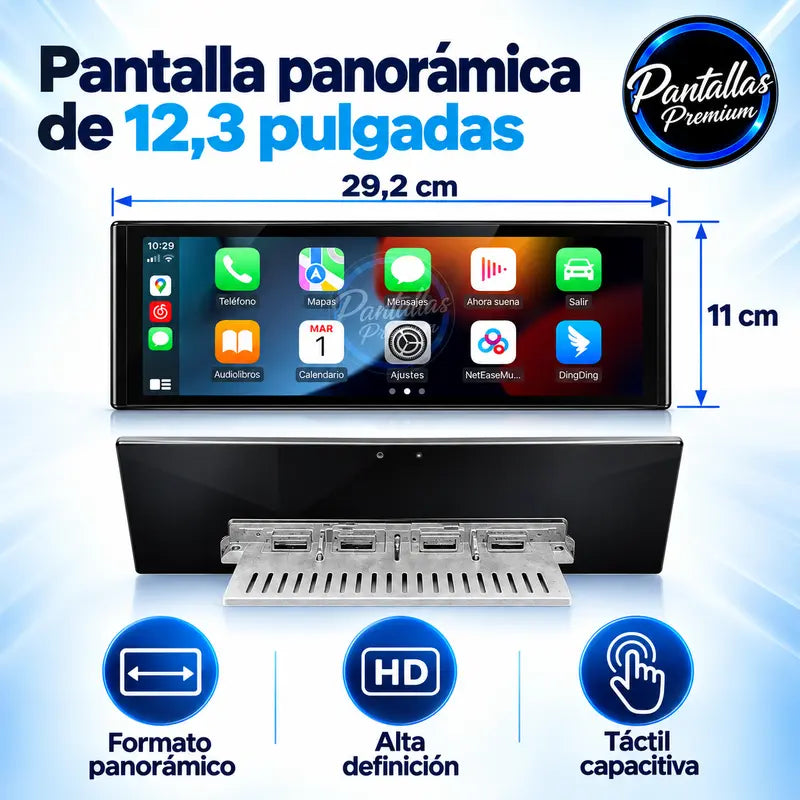 Audi A3 8V 2012-2020 - Radio Pantalla Carplay y Android Auto