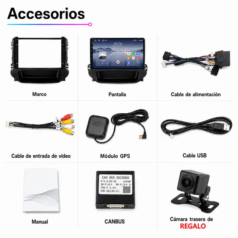 Radio pantalla CarPlay y Android Auto para Chevrolet Malibu 2011-2016 - foto 12