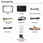 Radio pantalla CarPlay y Android Auto para Toyota Verso 2004-2009 - foto 13