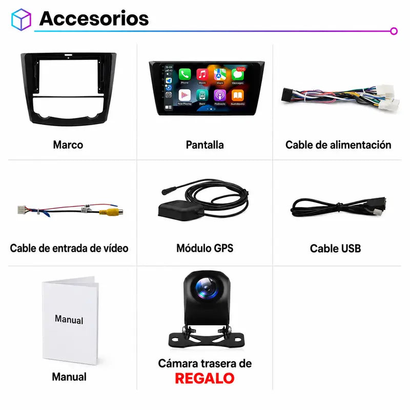 Radio pantalla CarPlay y Android Auto para Renault Kadjar - foto 12