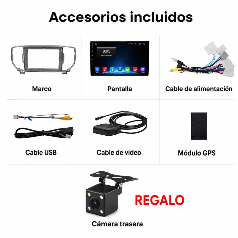 Radio pantalla CarPlay y Android Auto para KIA Sportage 4 2016-2018 - foto 13