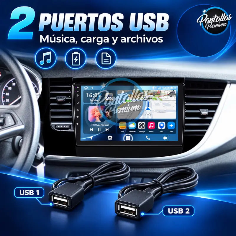 Buick Enclave Opel Mokka X dos puertos USB