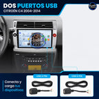 Radio pantalla CarPlay y Android Auto para Citroen C4 2004-2009 - foto 12