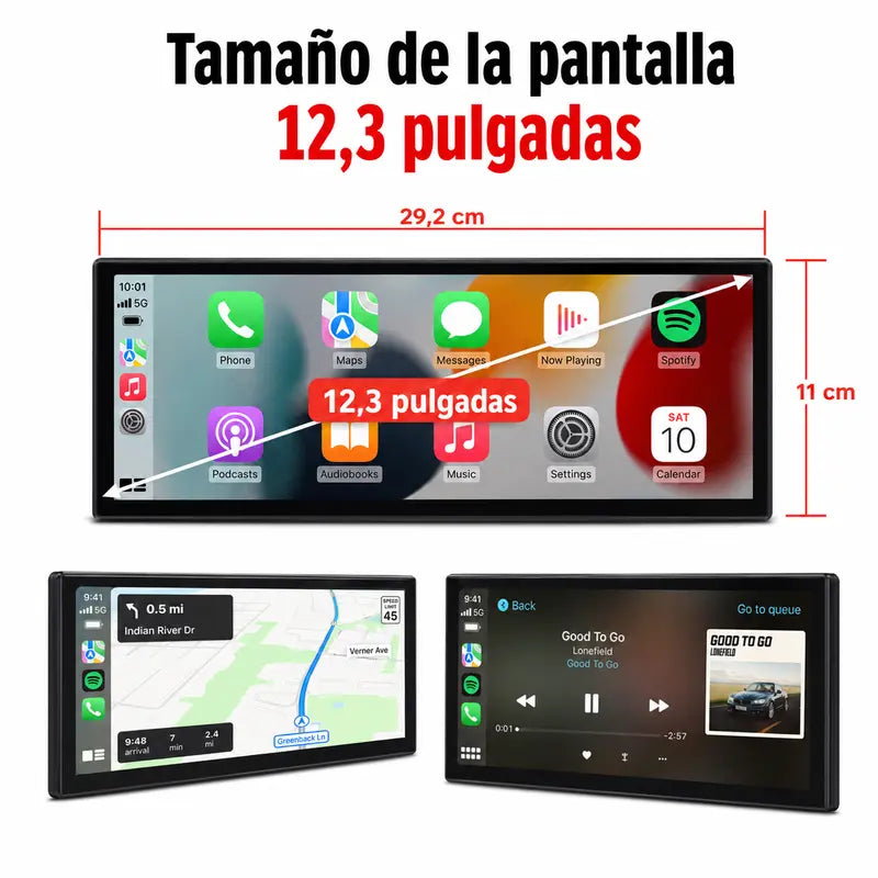 Audi Q3 Linux 2013-2018 - Radio Pantalla Carplay y Android Auto