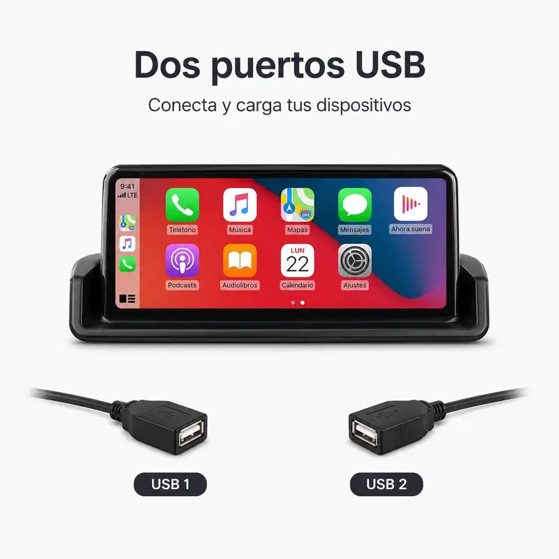 Radio pantalla CarPlay y Android Auto para BMW E90 E91 E92 E93 2005-2012 - foto 12