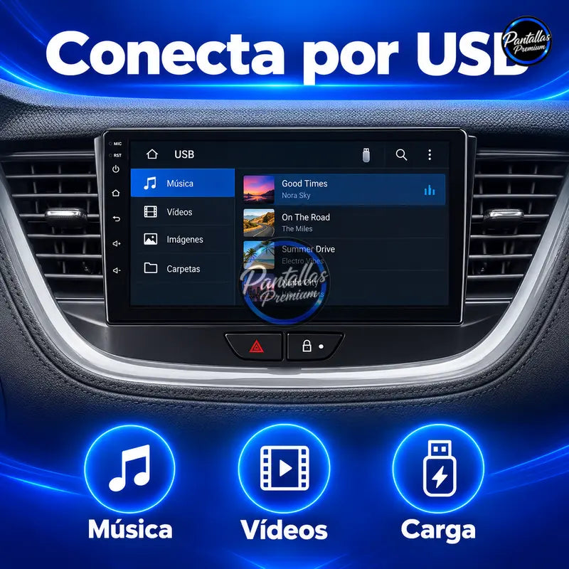 Opel Grandland X Crossland X 2015-2021 - Radio Pantalla Carplay y Android Auto