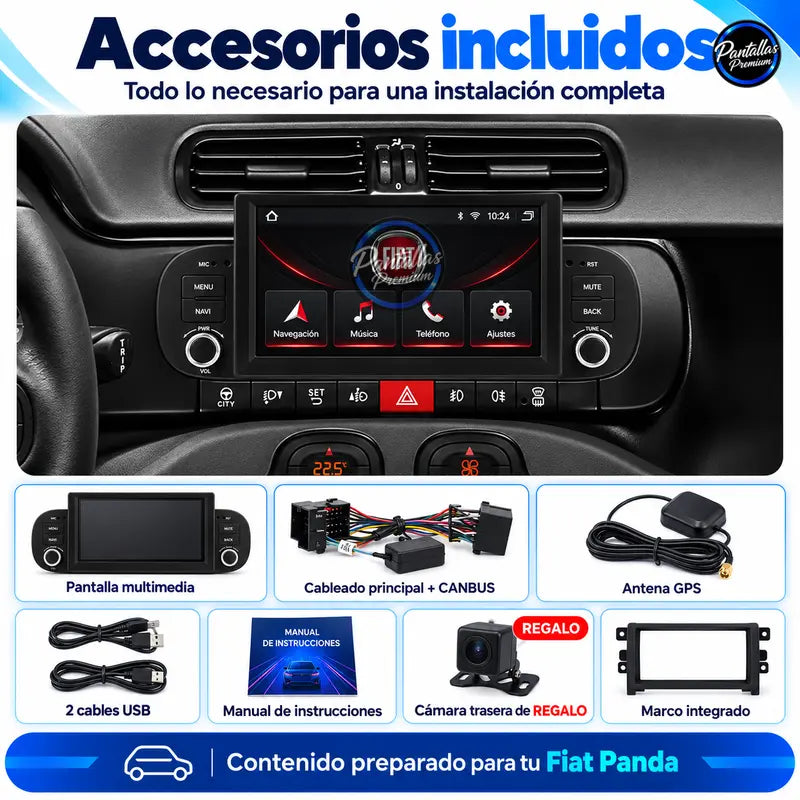 Fiat Panda accesorios incluidos