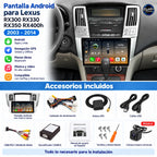 Lexus RX300 RX330 RX350 RX400H 2003-2014 - Radio Pantalla Carplay y Android Auto