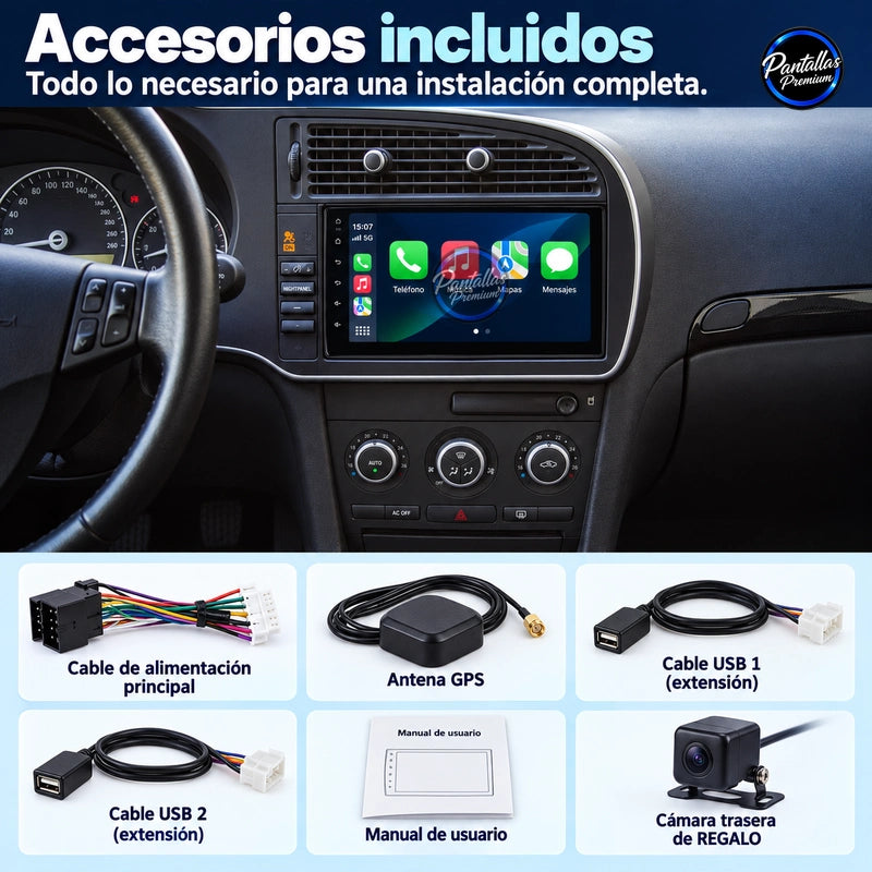 SAAB 9-3 — 13-accesorios — Pantallas Premium V6.1