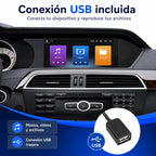 Radio pantalla CarPlay y Android Auto para Mercedes-Benz Clase C W204 S204 2007-2015 - foto 13