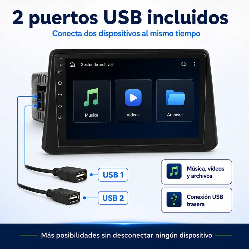 Radio pantalla CarPlay y Android Auto para Opel Mokka 2012 - foto 12