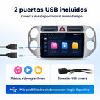 Volkswagen Tiguan 2006-2016 - Radio Pantalla Carplay y Android Auto