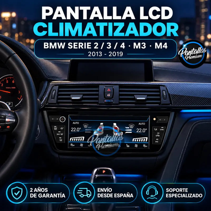 Pantalla LCD climatizador BMW con 2 años de garantía