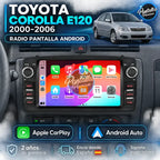 Radio pantalla Toyota Corolla E120 con dos años de garantía