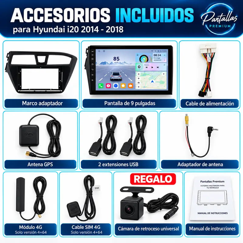 Hyundai i20 accesorios incluidos