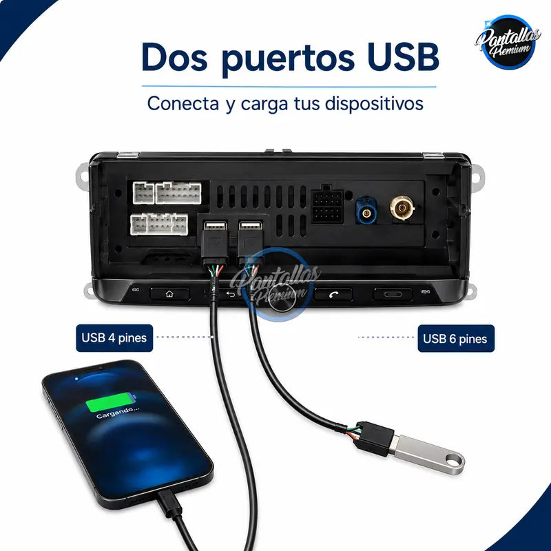 Radio pantalla CarPlay y Android Auto para Grupo Volkswagen, SEAT y Skoda - foto 13