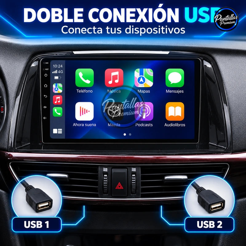 Radio pantalla CarPlay y Android Auto para Mazda 6 2012-2017 - foto 12