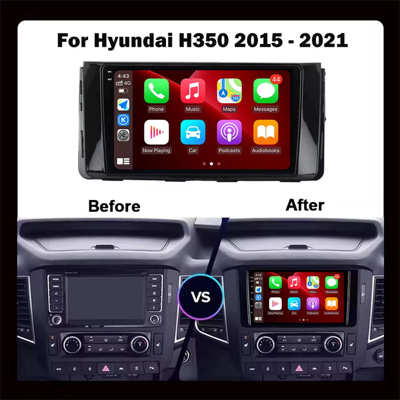 Radio Pantalla CarPlay y Android Auto para Hyundai H350 2015-2021