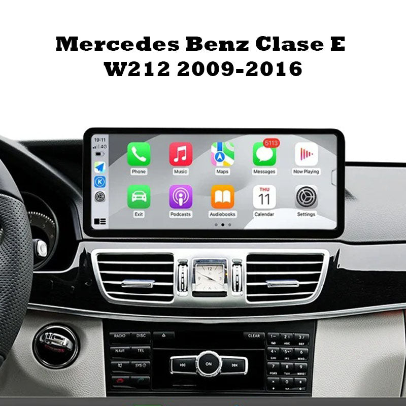 Radio Pantalla CarPlay y Android Auto para Mercedes Benz Clase E W212 2009-2016