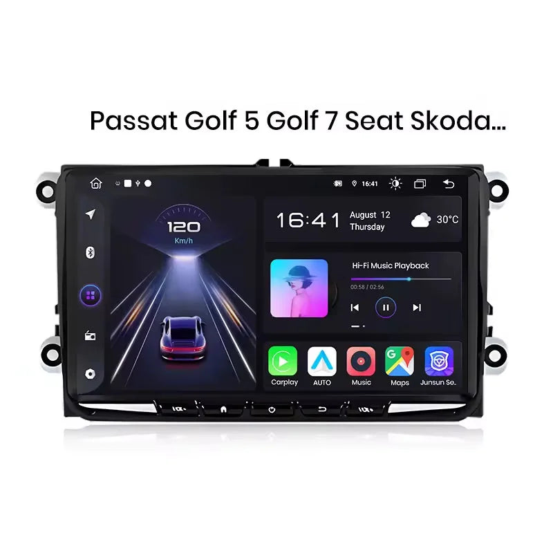 Producto Škoda Radio Panalla Carplay Golf 5 6 Passat B6 Seat Leon Touran Touareg Jetta
