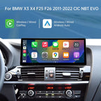 Radio Pantalla CarPlay y Android Auto para BMW X3 F25 X4 F26 2011-2022 Linux