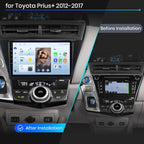 Radio Pantalla Carplay para TOYOTA Prius Plus V Alpha 2012-2017