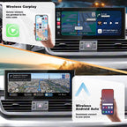 Radio Pantalla CarPlay y Android Auto para Audi Q5 Q5L SQ5 2017-2021