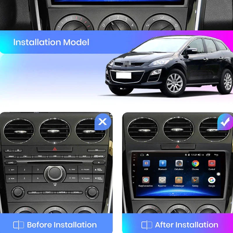 Radio Pantalla Carplay para Mazda CX7 2008-2015 - foto 3