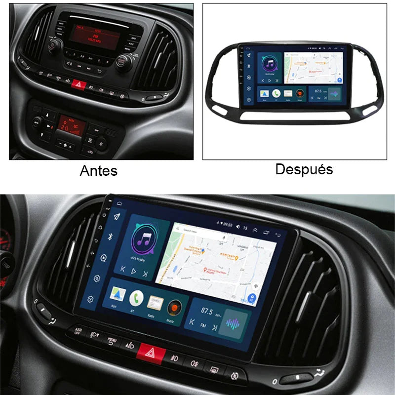 Radio Pantalla Carplay para Fiat Doblo 2015-2019 - foto 2
