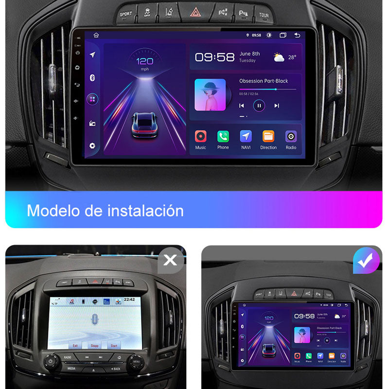 Radio Pantalla Carplay para Opel Insignia 2012-2017