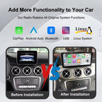 Radio Pantalla CarPlay y Android Auto para Mercedes Benz A GLA CLA clase W176 X156 C117 2012-2018