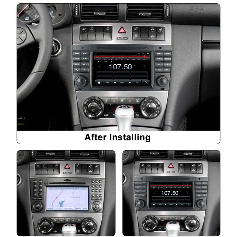 Radio Pantalla Carplay para Mercedes-Benz W203 - foto 3